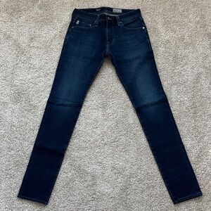 AG Adriano Goldschmied “The Dylan” Denim 360° Men's Skinny Jeans - Dark Blue